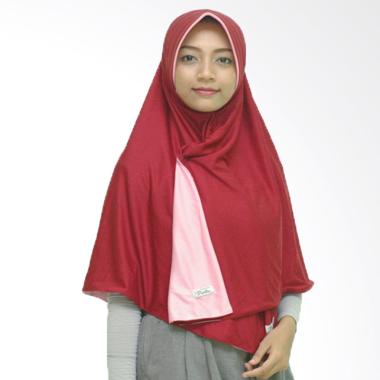 Pricilla Hijab instan Bolak-Balik Dua Warna - Vanila Rose