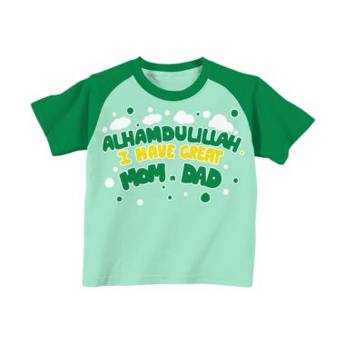 Aitana Kids AiK-16-013 Momdad Kaos Muslim Anak Laki-Laki - Hijau Muda