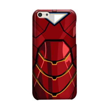 Indocustomcase Red Iron Man Body Casing for Apple iPhone 5C
