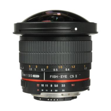 Samyang Lens 8mm f/3.5 Fisheye Detachable Hood / CS II for Canon