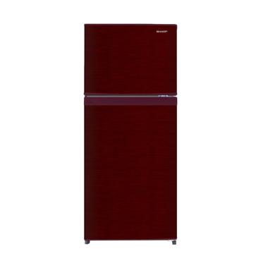 SHARP SJ-195MD-SR Kulkas - Red [2 Pintu/184 L] Free Ongkir Jabodetabek
