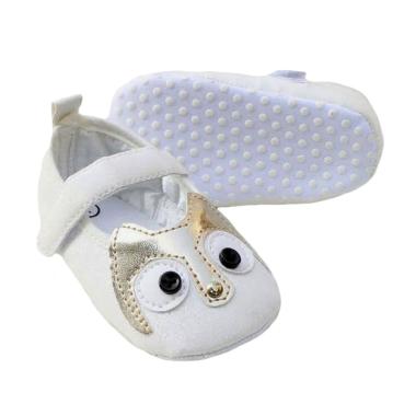 Prewalker Owl Putih Gold Sepatu Bayi - White Gold