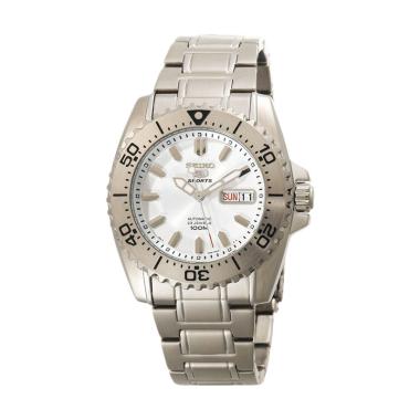 Seiko 5 Sport Automatic Jam Tangan Pria SNZG35K1 - Silver