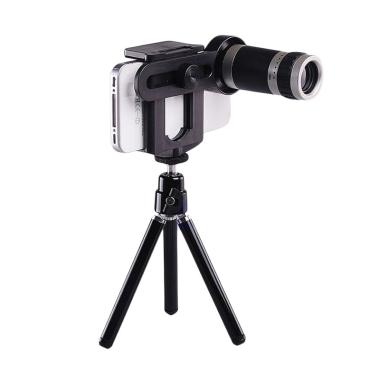 Universal Lensa Tele 8x Zoom Lens with Tripod