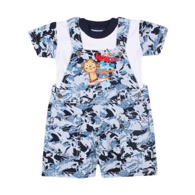 Tompege TP-7176B Setelan Jumpsuit Kodok Anak Laki - Navy