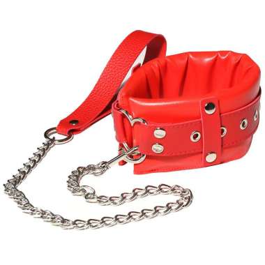 tal alat variasi bdsm lembut collar - red sex toys