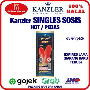 KANZLER Singles Sosis HOT (Pedas) 65gr
