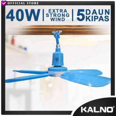Kipas Angin Gantung 5 Baling Baling / Helifan 40W - Angin Kencang