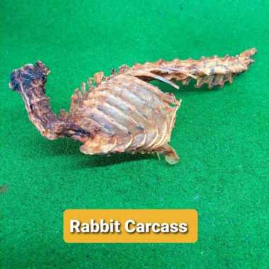 RumahBully | Rabbit WHOLE CARCASS - Dehydrated Dog Cat Snack Jerky