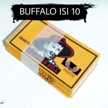 Buffalo Bill Merah/Kuning 1 Ikat Isi 10 Kuning