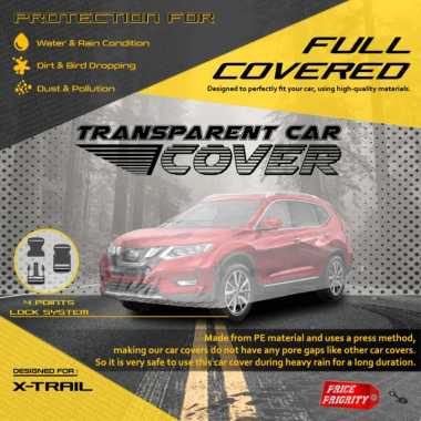 Body Cover Sarung Mobil Plastik NISSAN NEW XTRAIL X TRAIL T32 Tebal Anti Air WATERPROOF