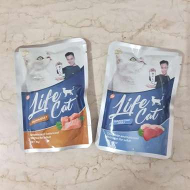 life cat adult pouch 85 gr makanan basah kucing