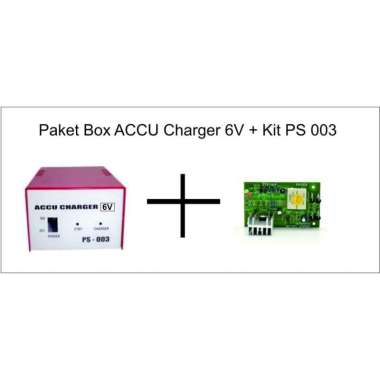 Paket Box dan Kit ACCU Charger 6V