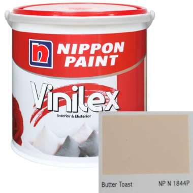 Nippon Paint Vinilex Tinting NP N 1844P Butter Toast Cat tembok [5kg] Butter Toast Jakarta