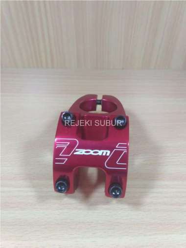 stem zoom oversize 31.8 mm merah anodize alloy
