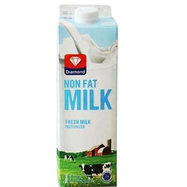 Susu Diamond FRESH MILK Non Fat/ Susu Segar Pasteurisasi 946ml