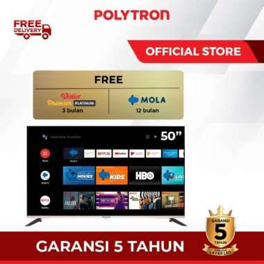 POLYTRON PLD 50AG9953 Smart Android LED TV 50 Inch