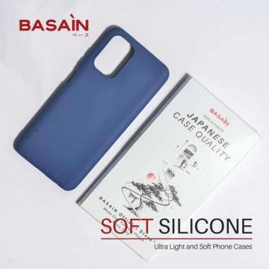 Casing Xiaomi Redmi NOTE 11 Pro Soft Silicone BASAIN Original - Navy