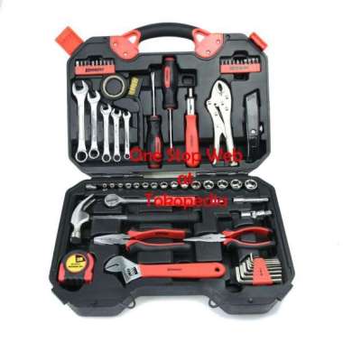 KRISBOW ToolKit 66 Tool Kit Box Set Kotak Perkakas Mekanik Dgn Tempat