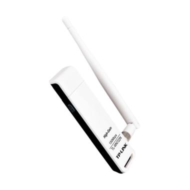 TP-LINK High Gain TL-WN722N Wireless USB Adapter - Putih