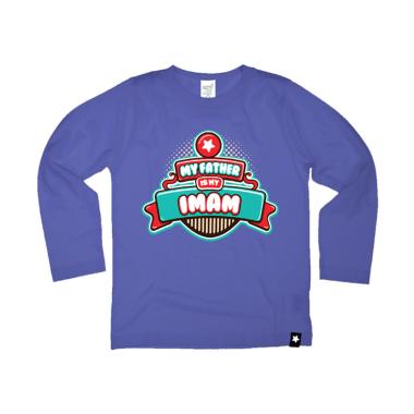 Afrakids AF135 My Father Is My Imam Kaos Anak Muslim - Ungu