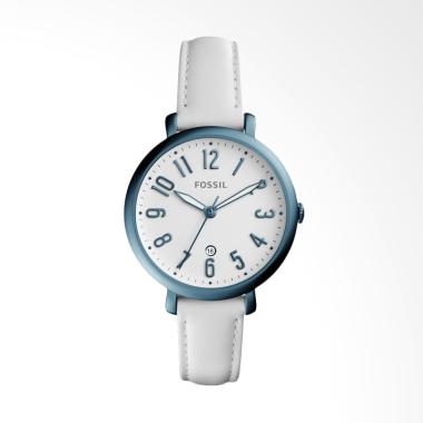 Fossil ES4203 Jacqueline Jam Tangan Wanita Kulit - Silver Silver