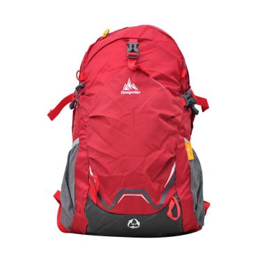 One Polar 9659 Laptop Tas Ransel Hiking with Rain Cover - Red