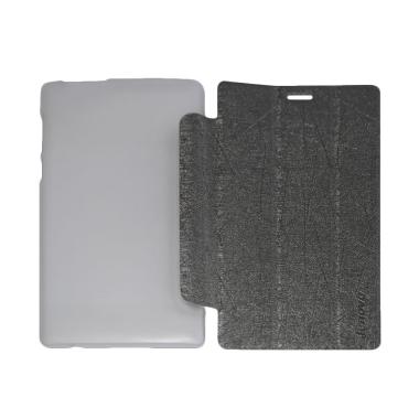 QCF Leather Bookcover Flip Cover Casing for Lenovo Tab 2 A7-10 - Abu