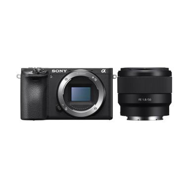 SONY Alpha A6500 Body Only with FE 50mm F1.8 Kamera Mirrorless