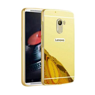 OEM Bumper Mirror Sliding Casing for Lenovo K4 Note A7010 - Gold