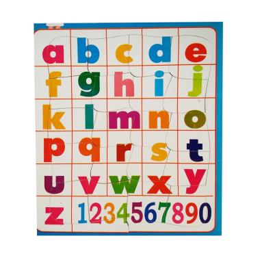 Jejo Kayu Mix Huruf Dan Angka Mainan Puzzle