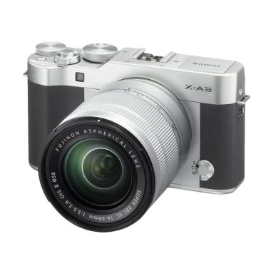 FUJIFILM X-A3 SILVER ARGENT + XC16- ... k 16Gb + Screen Protector