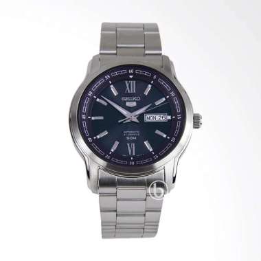 Seiko SNKP17K1 Automatic 21 Jewels Jam Tangan Pria - Silver Blue