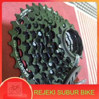 Sprocket 8 speed Shimano CS-HG200-8 Sproket 12 32T Sepeda RB MTB