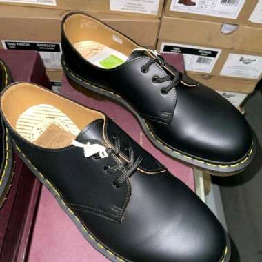 SALE!!! SEPATU DOCMART DR MARTENS 1461 MIE VINTAGE BLACK MADE IN ENGLAND NEW ORIGINAL