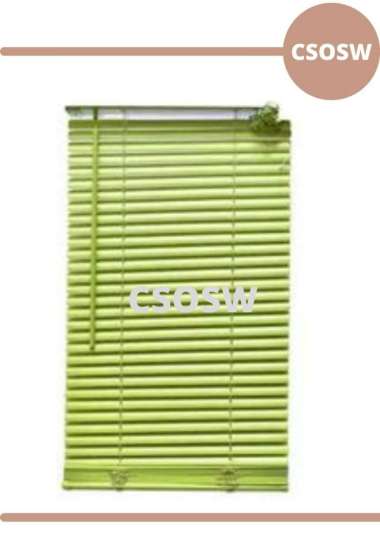 Kris Tirai Gulung Venetian Blinds Tirai Jendela Gulung Dekorasi 90x180 Hijau