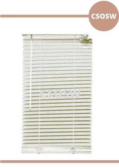 Kris Tirai Gulung Venetian Blinds Tirai Jendela Gulung Dekorasi 90x180 Putih