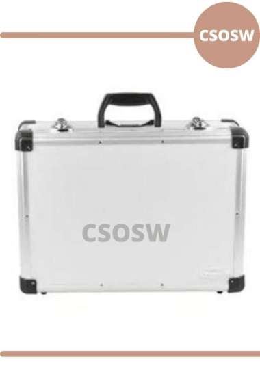 Krisbow Kotak Peralatan Aluminium Tool Box Case Kotak Perkakas46x33x15