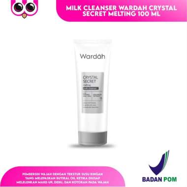 MILK CLEANSER WARDAH CRYSTAL SECRET MELTING 100 ML / PEMBERSIH WAJAH / FACE WASH