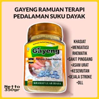 Gayeng Ramuan Herbal Terapi Suku Dayak 350gr