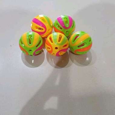 Bola kerincingan toy mainan dog cat 1pc
