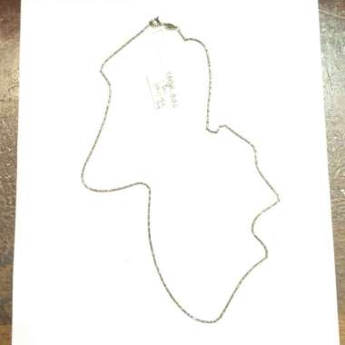 Kalung Rantai Fashion Lovina Black Gold 750