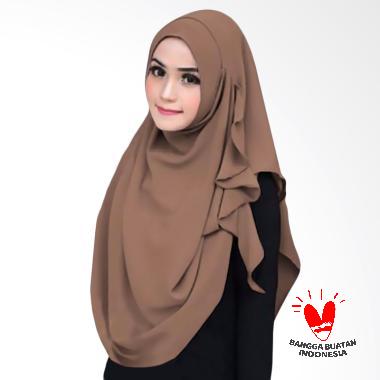 Milyarda Hijab Flowing Kerudung Instant - Brown