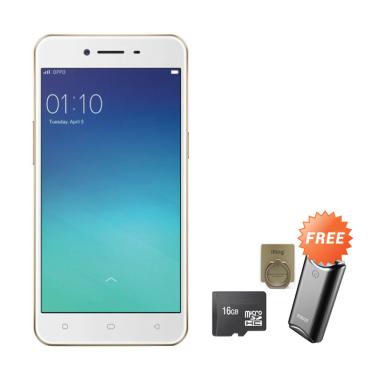 OPPO F1S Smartphone - Gold [32GB/ 3 ... rbank + MMC 16 GB + iRing