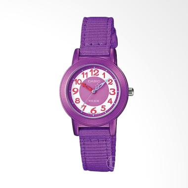 CASIO LTR-17B-6B Nylon Cloth Analog Jam Tangan Wanita - Purple