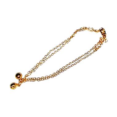Anneui GG0223 Rantai Bohemian India Bollywood Gelang Kaki - Gold