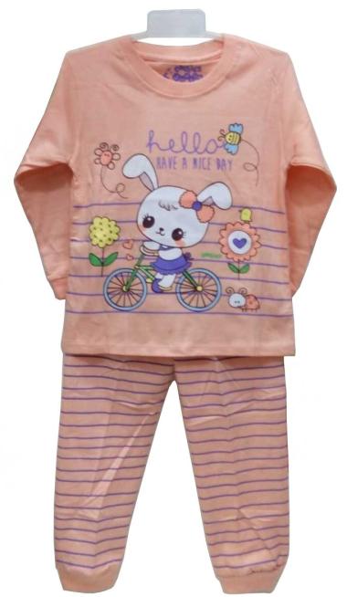 Ceebies Hello Have A Nice Day Baju Tidur Anak Perempuan - Salem
