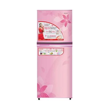 SHARP New Kirei II Series SJ-316ND-FP Kulkas [2 Pintu/ 256 Liter]