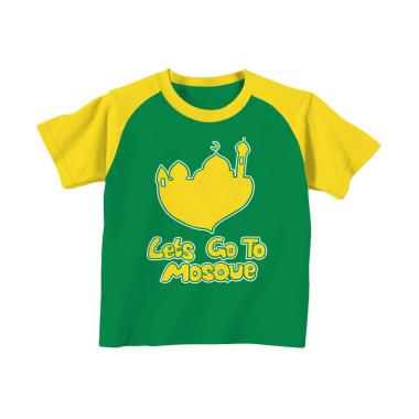 Aitana Kids AiK-16-011 Letsgo Kaos Muslim Anak Laki Laki - Hijau Tua