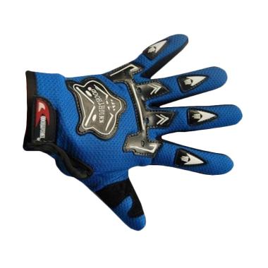 Ormano Racing Bike KNTG Full Sarung Tangan Motor - Biru